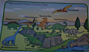 Dinosaur Scene mat