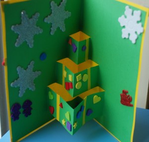 Pop up Christmas card