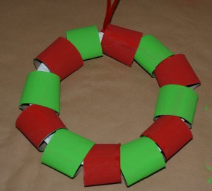 toilet roll wreath