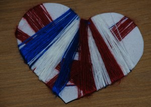 heart shape multicoloured