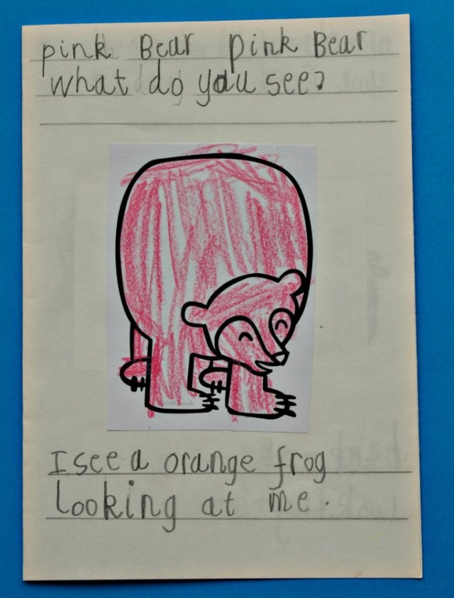 Pink Bear Pink Bear a fun writing activity based on the stunning Brown Bear Brown Bear book