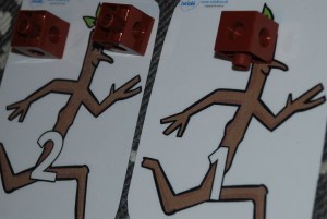 snap cubes stick man cards