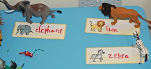 African animal labels