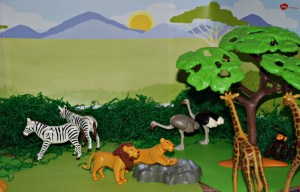 African animal small world