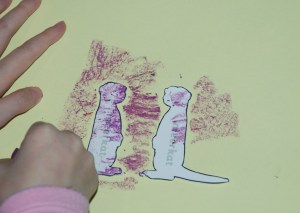 african animal stencil