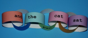 paper chain basic words
