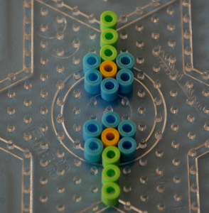 hama beads flowers