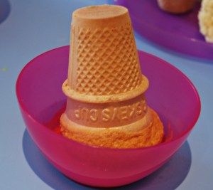 ice cream cupcake dipping in flavour