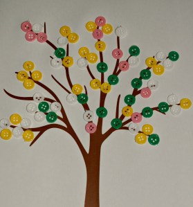 Spring tree buttons