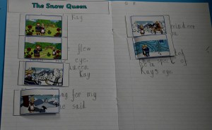 The snow queen flap book