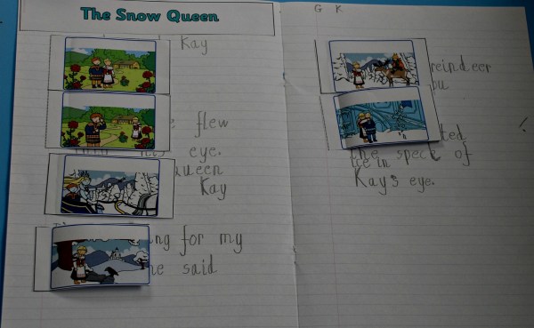 The Snow Queen – writing a flap book and melting ice | ofamily learning ...