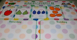 the very hungry caterpillar sorting activity