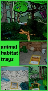 animal habitat trays