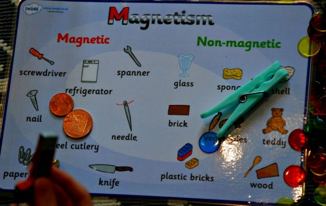Magnetism Word Card Free To download from Twinkl. Great resource to use for science with young children
