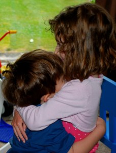 sensory kids having a day at home