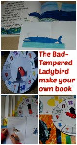 The Bad-Tempered ladybird activity. Make your own mini-book and use the clock to go with it