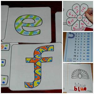 Activity village pages used by ofamilyblog