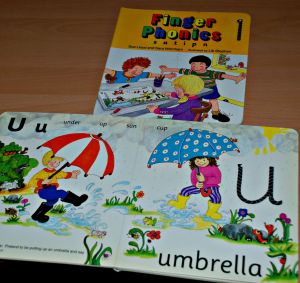 Finger Phonic books cover and inside page