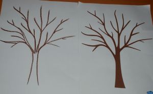 Tracing over the tree template