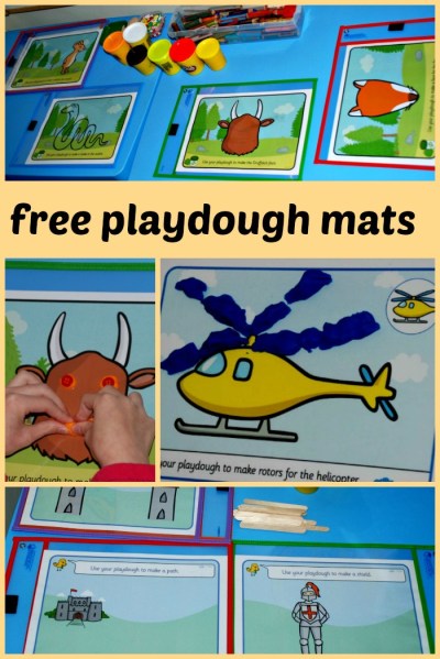Free Twinkl Playdough Mats | ofamily learning together