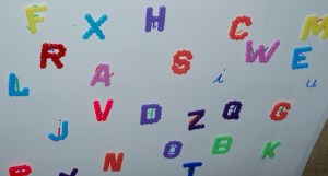 matching Hama Bead Capital letters to small letters