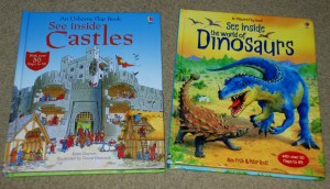 See Inside Castles and See Inside the world of Dinosaurs