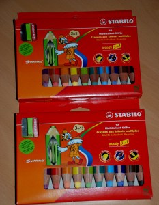 STABILO 3-in-1 pencils
