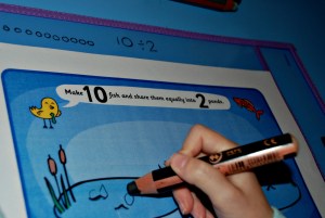 Using STABILO 3-in-1 pencils with the Write and Wipe pockets on ofamilyblog