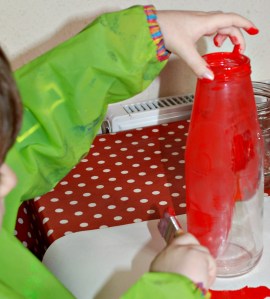 Painting our bottles