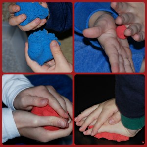 Skwooshi can be used like playdough