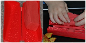 Skwooshi Container before and after play