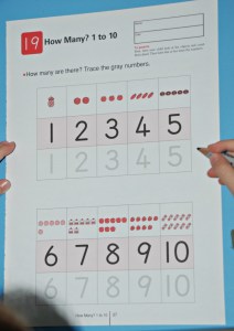 Kumon number book page