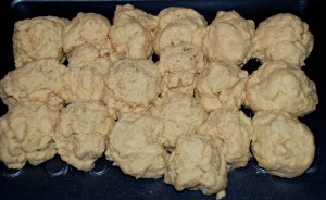 Rusks before they go in the oven