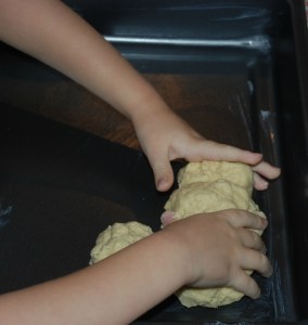 Rusks - making the rusks balls