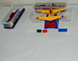 snap cube set-up idea