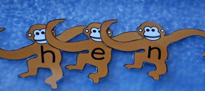 Using monkeys to practice CVC words