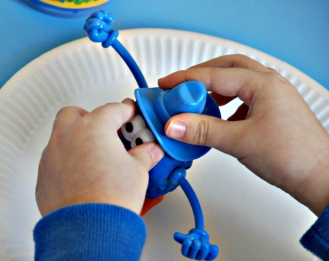 Play dough body set making a little man. Great for little hands