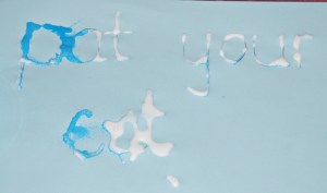 Sand words - writing phrases