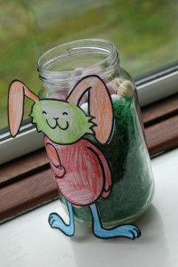 Easter bunny Jar