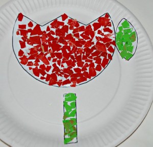 Eggshell picture drying