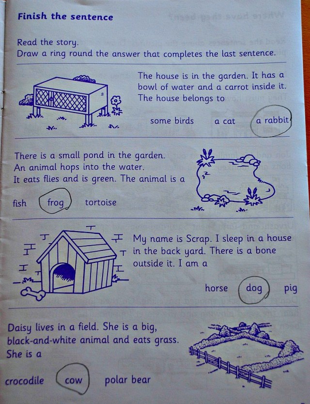 Key Stage 1 Early comprehension Book by Schofield & Sims