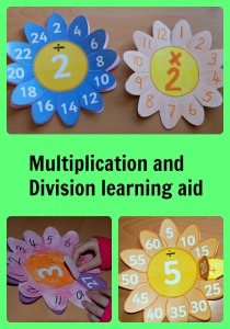 Multiplication and division learning aid
