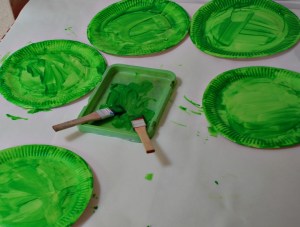 Painted paper plates
