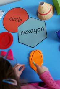 playdough shapes hexagon