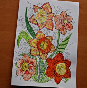 Flower card