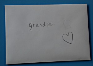 Making cards for grandparents