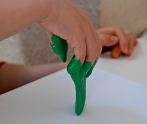 The finger paint from Baker Ross is brilliant