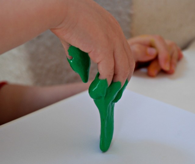 The finger paint from Baker Ross is brilliant