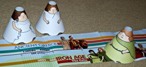 Historical Timeline from Twinkl adding the Ancinet Greek and Iron Age cone people to the correct period