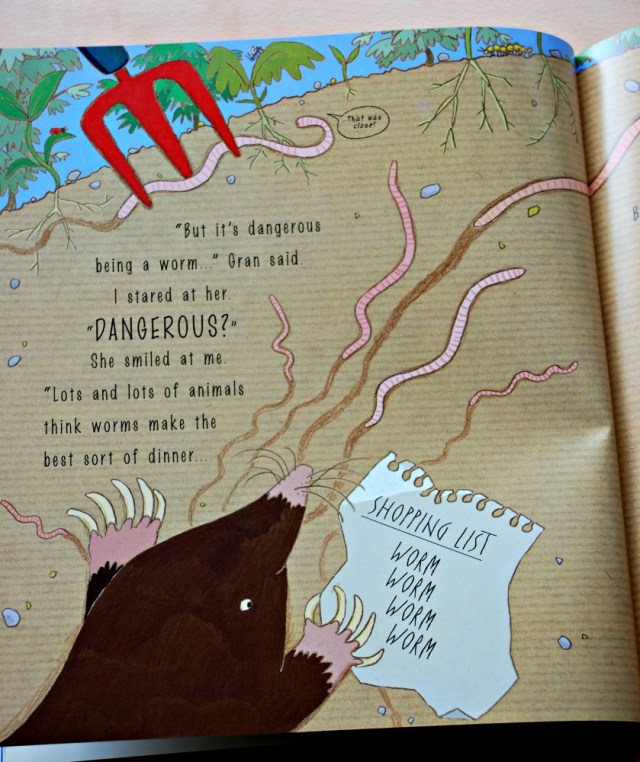 Yucky Worm book inside page